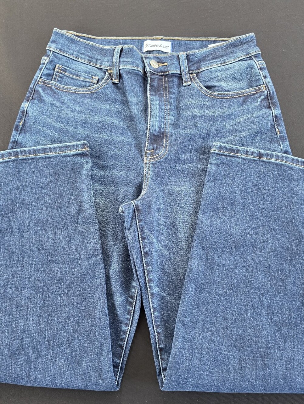 Women's Wide-Leg Jeans in Medium Blue Denim Size 29